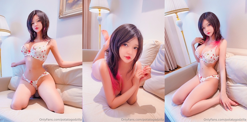 Potato Godzilla – Cherry Lingerie (OnlyFans Nude Apr 2025)