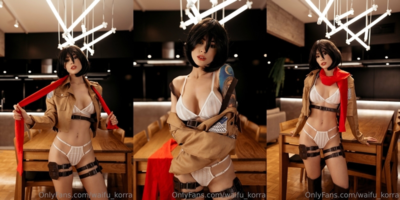 Waifu Korra – Mikasa Ackerman Lingerie