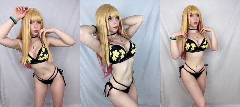 Lady Pizza Hug – Marin Kitagawa Bikini /4kgirl.net/ [9P]