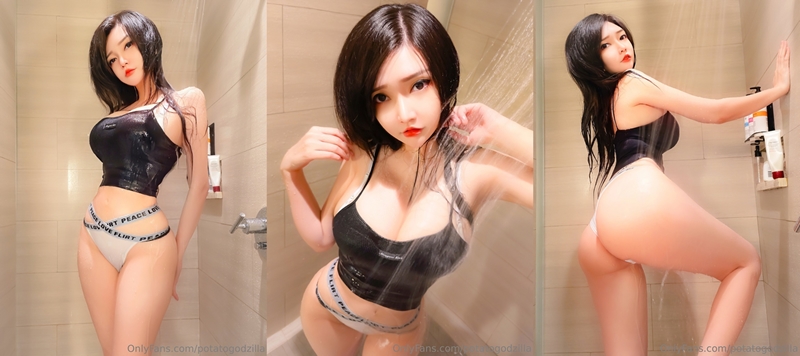 Potato Godzilla – Horny Shower [36P]