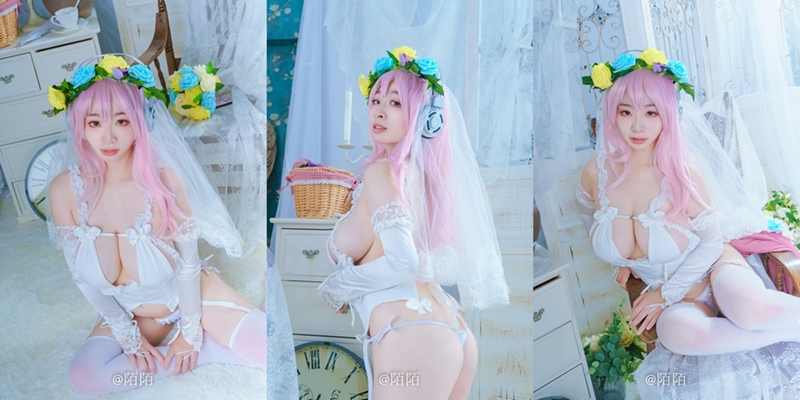 Shaomomo 韶陌陌 – Super Sonico Bride /4kgirl.net/ [57P]