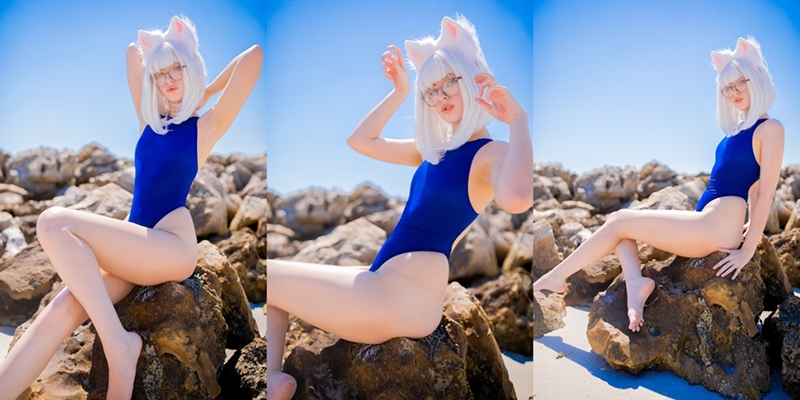 Sharkparty – Vanilla Swimsuit [21P]