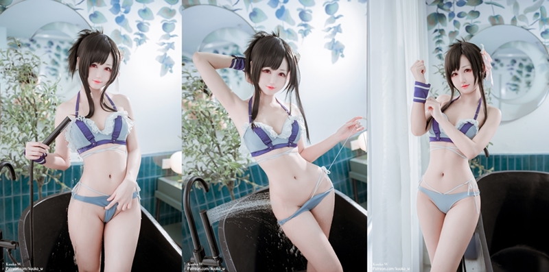 Kuuko W – Tifa Swimsuit /4kgirl.net/ [33P]