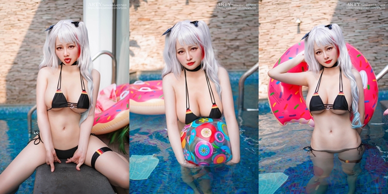 Arty Huang – Prinz Eugen Bikini (Azur Lane) [70P]