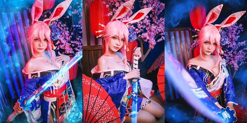 Azami – Yae Sakura Kimono [20P]