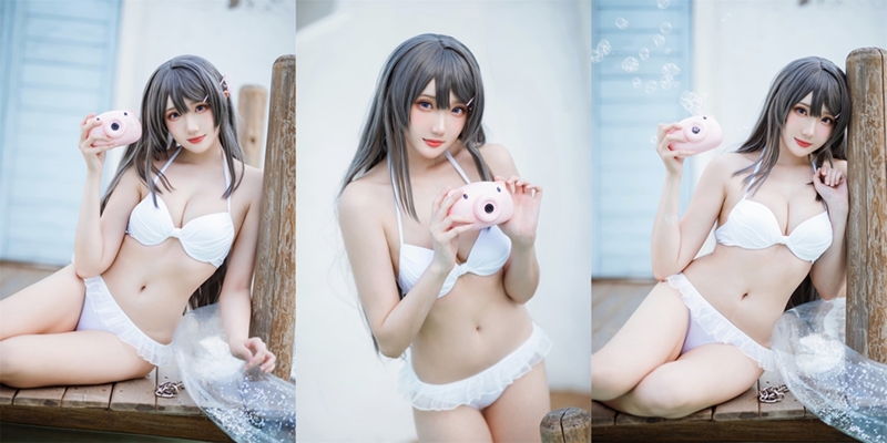 Guaxichan 瓜希酱 – Mai Sakurajima Bikini [27P]