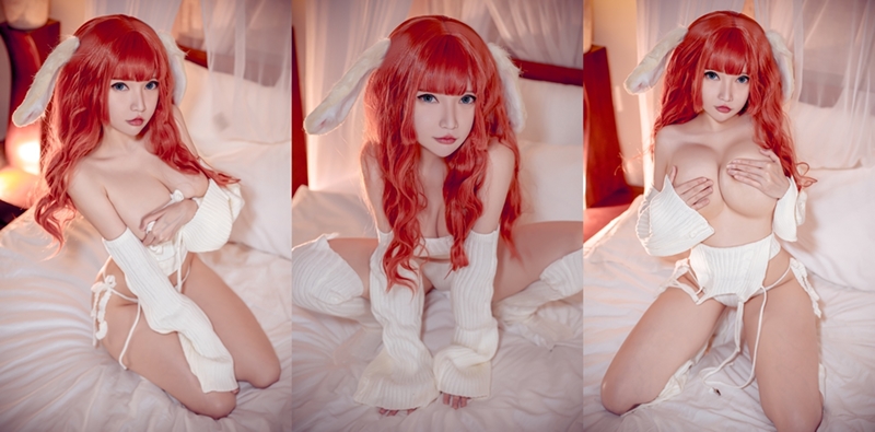 Potato Godzilla – Lisa White Bunny [28P]