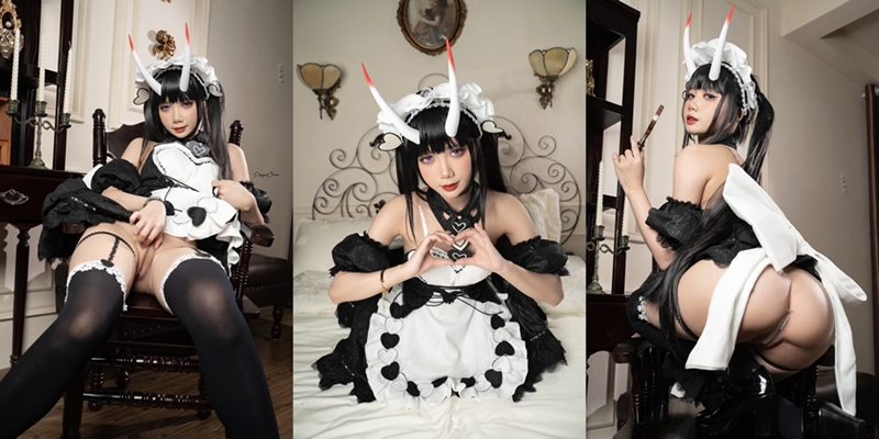 PoppaChan – Noshiro Maid (Azur Lane) [117P]