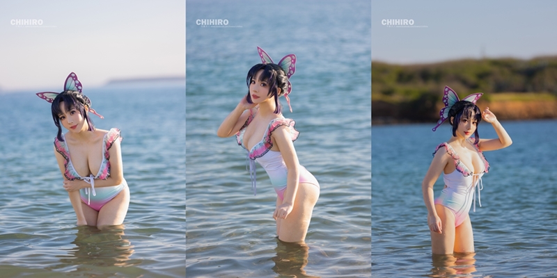 Chihiro Chang – Shinobu Kocho Swimsuit [16P]