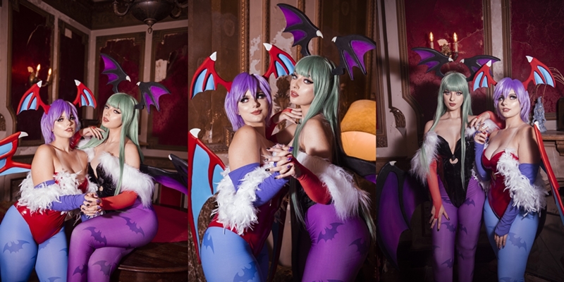 Valentina Kryp & GirlOfNox – Morrigan & Lilith [22P]