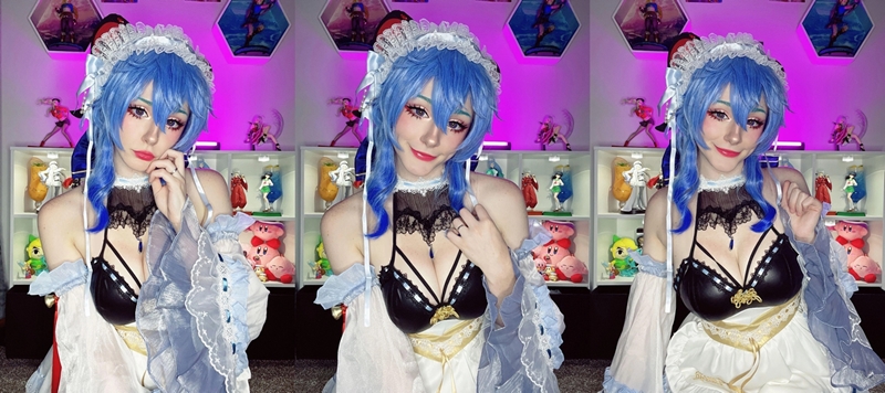 OccultMage – Ganyu Maid [12P]