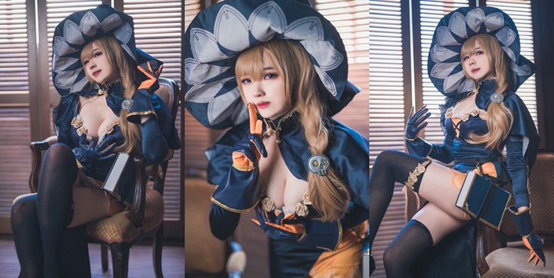 Hatori Sama – Lisa Halloween (Genshin Impact) [8P]