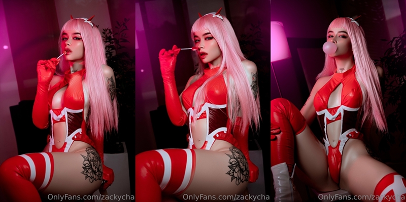 Zackycha – Zero Two Lingerie [8P]