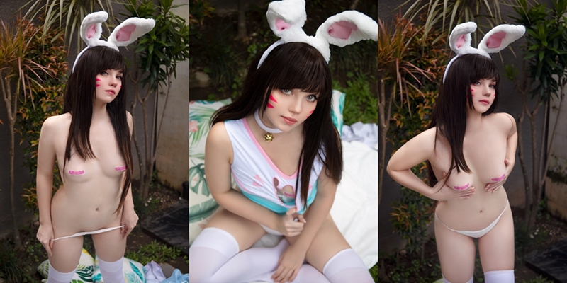 CatiCornplay – D.Va Easter Bunny [45P]