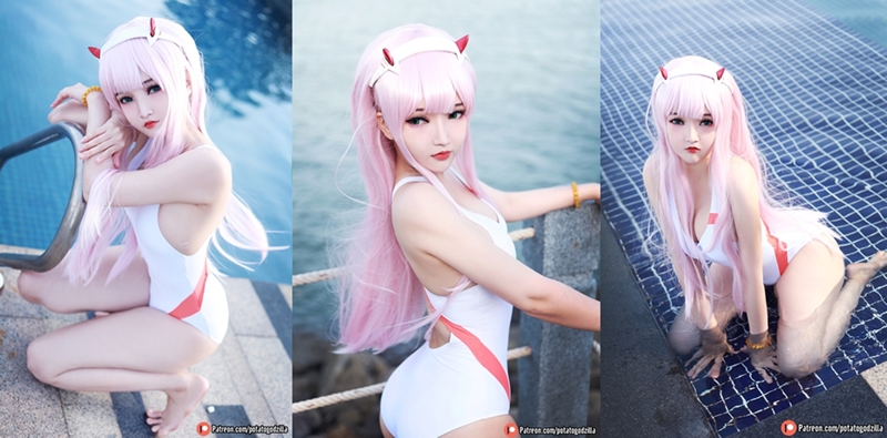 Potato Godzilla – Zero Two Swimsuit [29P]