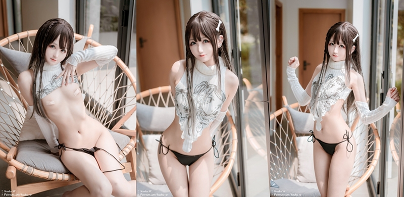 Kuuko W – Innocent White [30P]