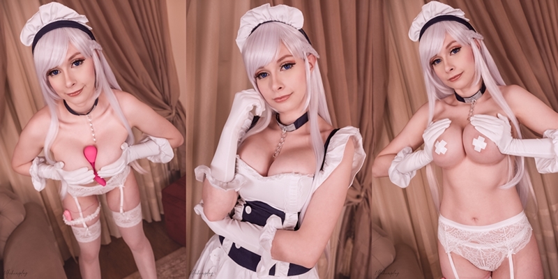 Miih Cosplay – Belfast (Azur Lane) [127P]