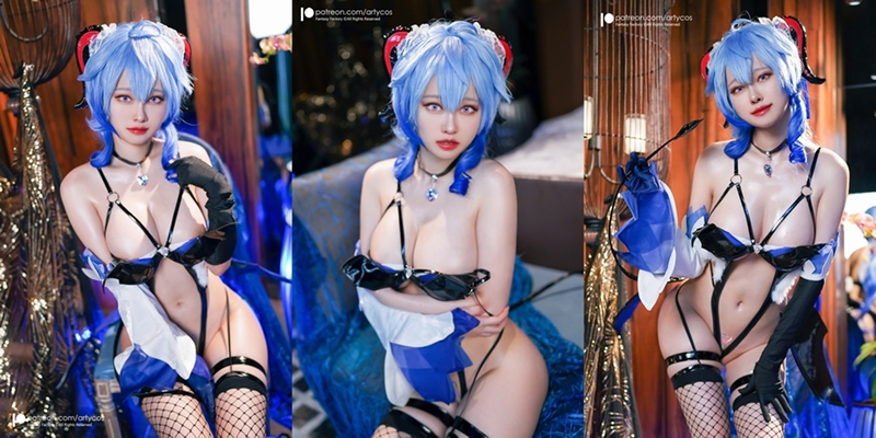 Arty Huang – Ganyu Succubus [46P]