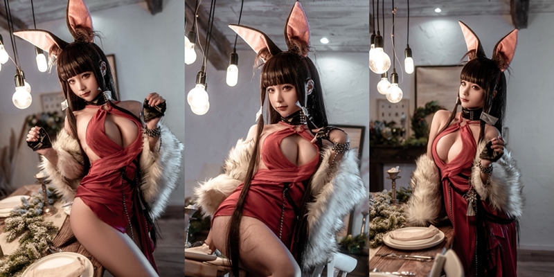 Chunmomo 蠢沫沫 – Akagi Ruby-Laced Beauty (Azur Lane) [40P]