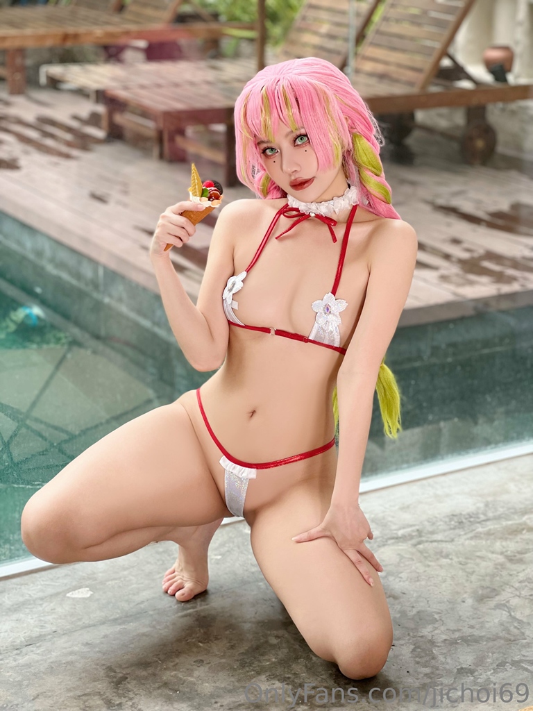 Choi Ji Yun – Mitsuri Kanroji Bikini [25P] 17