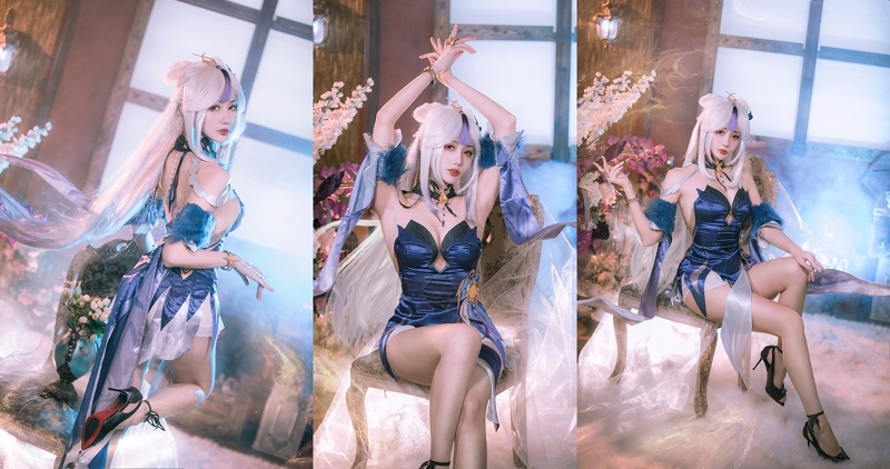 KisaragiAsh 如月灰 – Ningguang Orchid’s Evening Gown [11P]