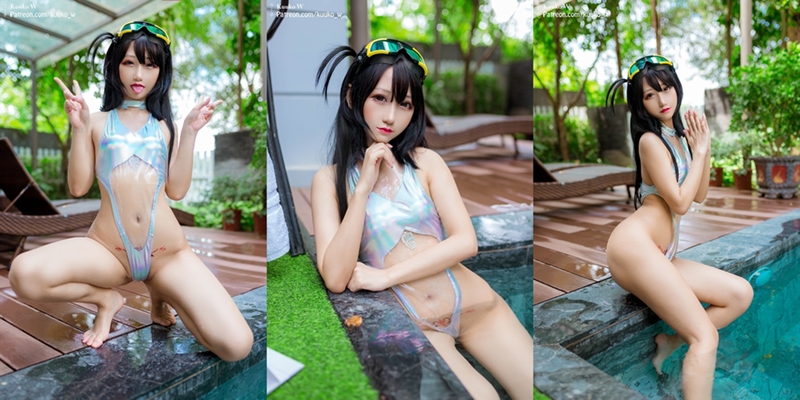 Kuuko W – Kuuko Teaches Swimming [21P]