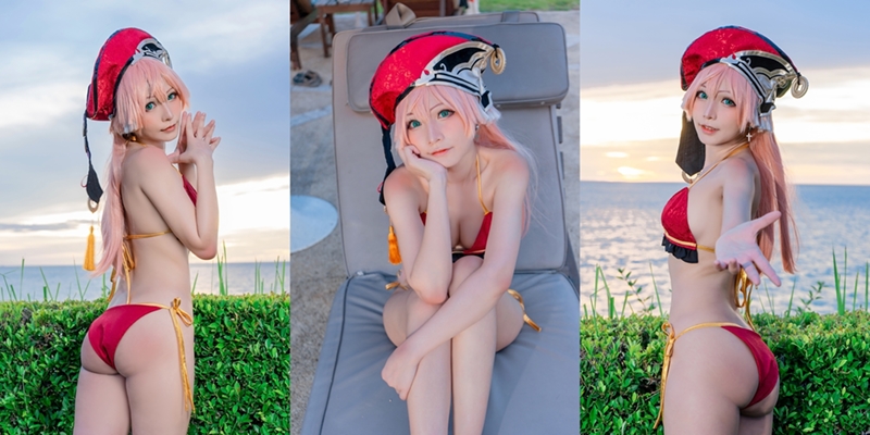 Light Cosplayer – Yanfei Bikini [15P]