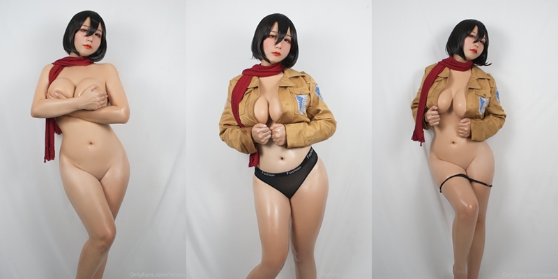 Ino Cosplay – Mikasa Ackerman [16P]