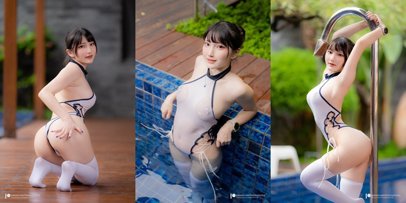 Fantasy Factory 小丁 – White Swimsuit