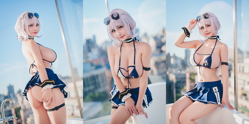 Okita Rinka – Shirogane Noel Swimsuit