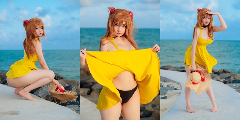 Potato Godzilla – Asuka Yellow Dress