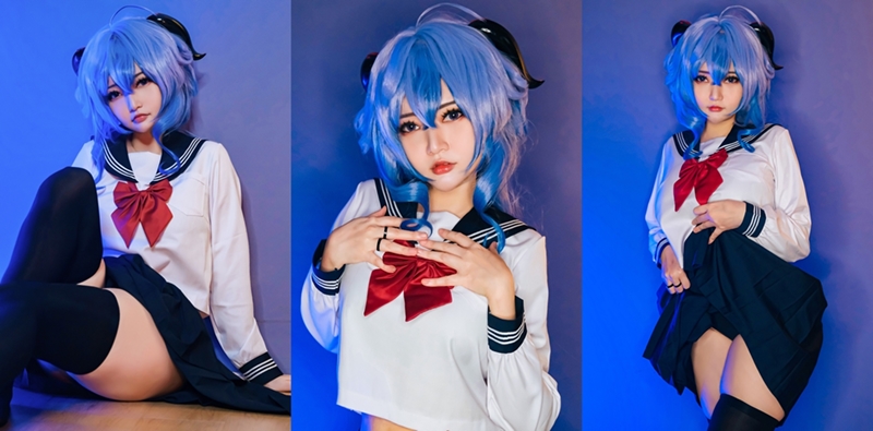 Potato Godzilla – Ganyu Seifuku